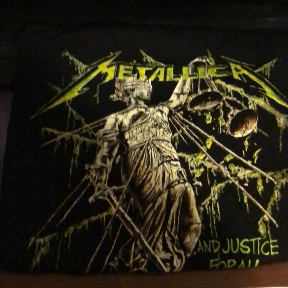 Metallica and justice for all shirt